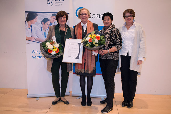 Prof. Dr. Gerlinde Debus Prof. Dr. Gerlinde Debus wurde für ihr Projekt "Gynäkologische Spezialsprechstunde für Frauen und Mädchen mit Behinderungen" geehrt, Foto: KVB